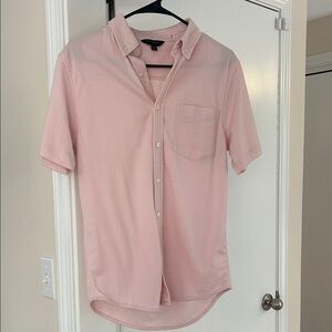 Banana Republic Light Pink Casual Button-Down Shirt